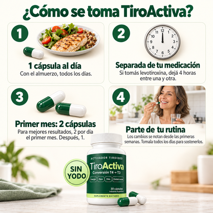 Cápsulas de apoyo tiroideo - TiroActiva®